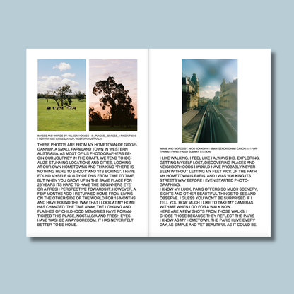 "HOMETOWNS" Zine - OCTOBER /// 010 (PREORDER)